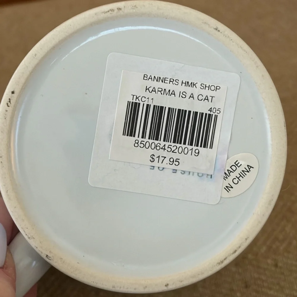 NWT Karma is a Cat Mug